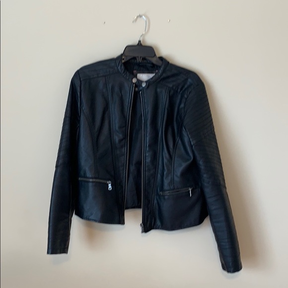 Jackets & Blazers - faux leather jacket